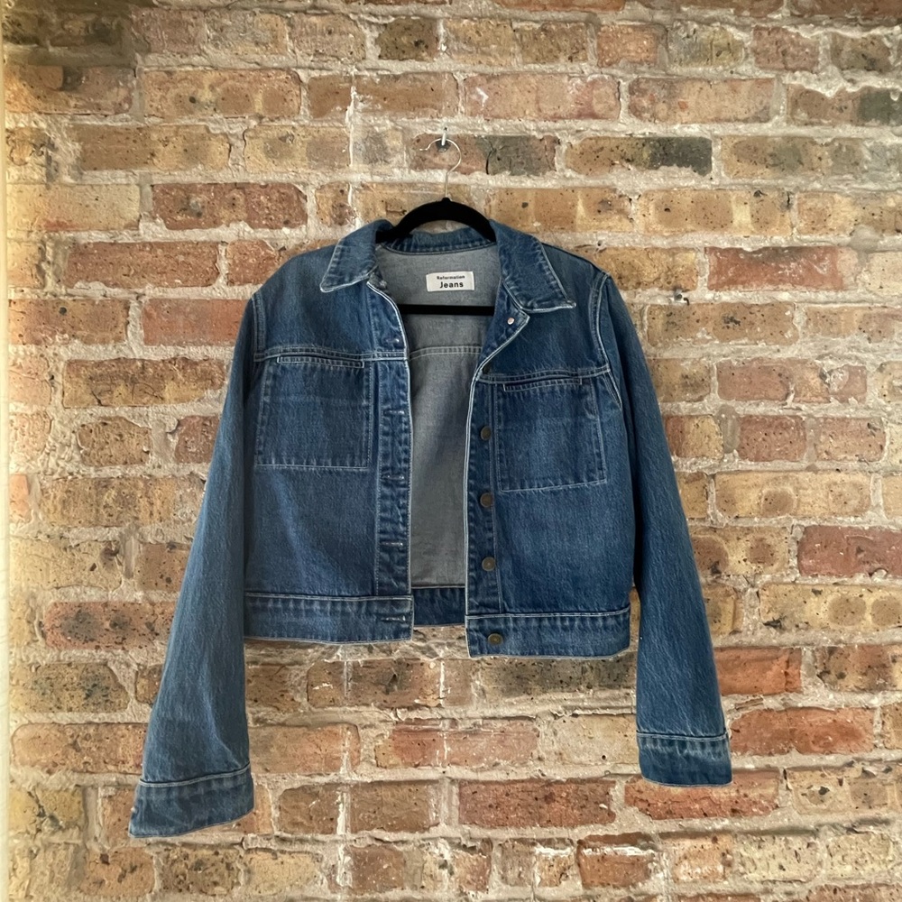 Reformation Cropped Jean Jacket